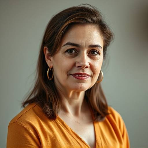 Foto de Ana Paula Oliveira, professora de dicäão e articulaäão da Clara Voz.